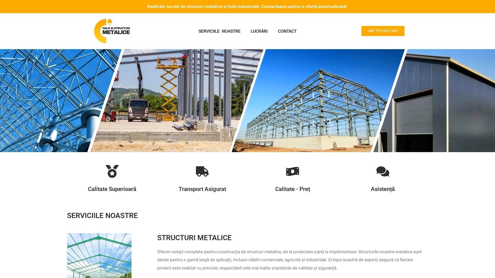 Hale și Structuri Metalice
